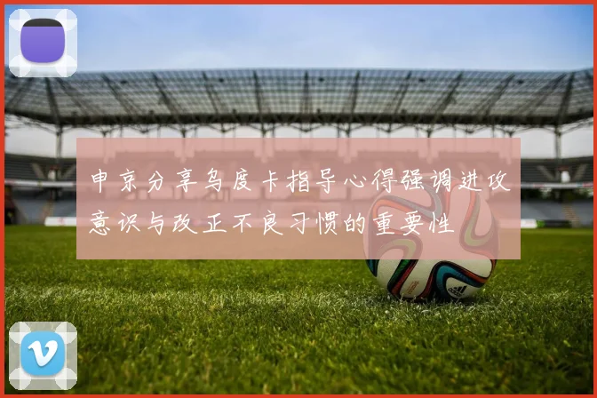 申京分享乌度卡指导心得强调进攻意识与改正不良习惯的重要性