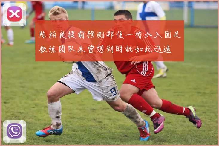 陈柏良提前预测邵佳一将加入国足教练团队未曾想到时机如此迅速